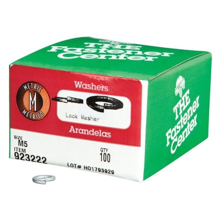 Hillman Split Lock Washer, Steel, Zinc Plated Finish 5166335